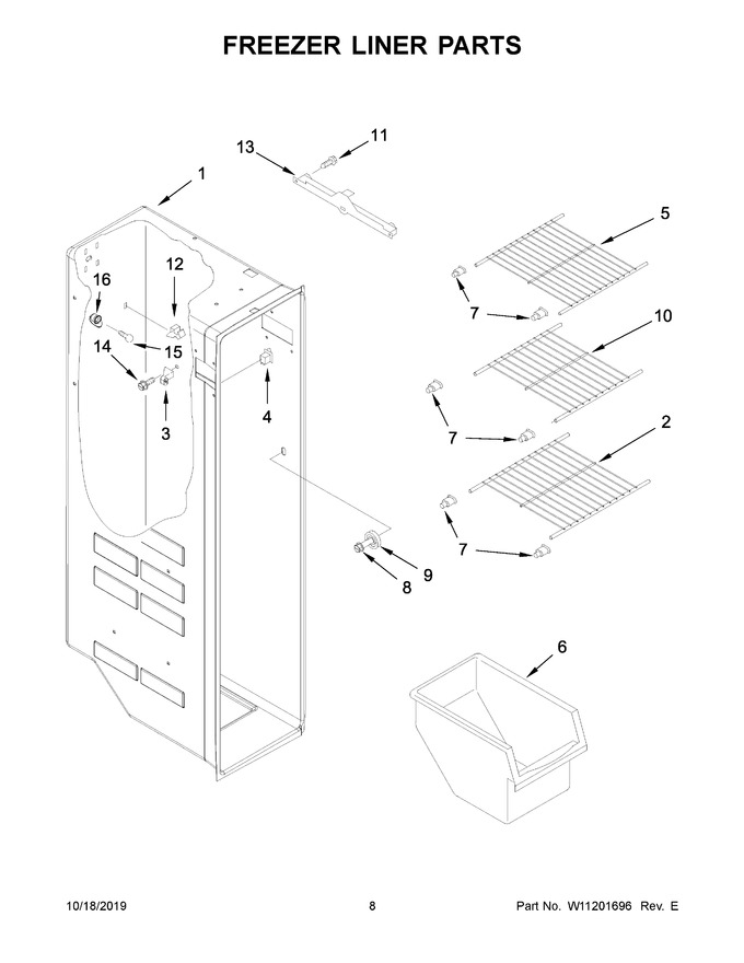 Diagram for ASI2575GRW00