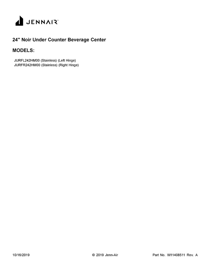 Diagram for JURFL242HM00