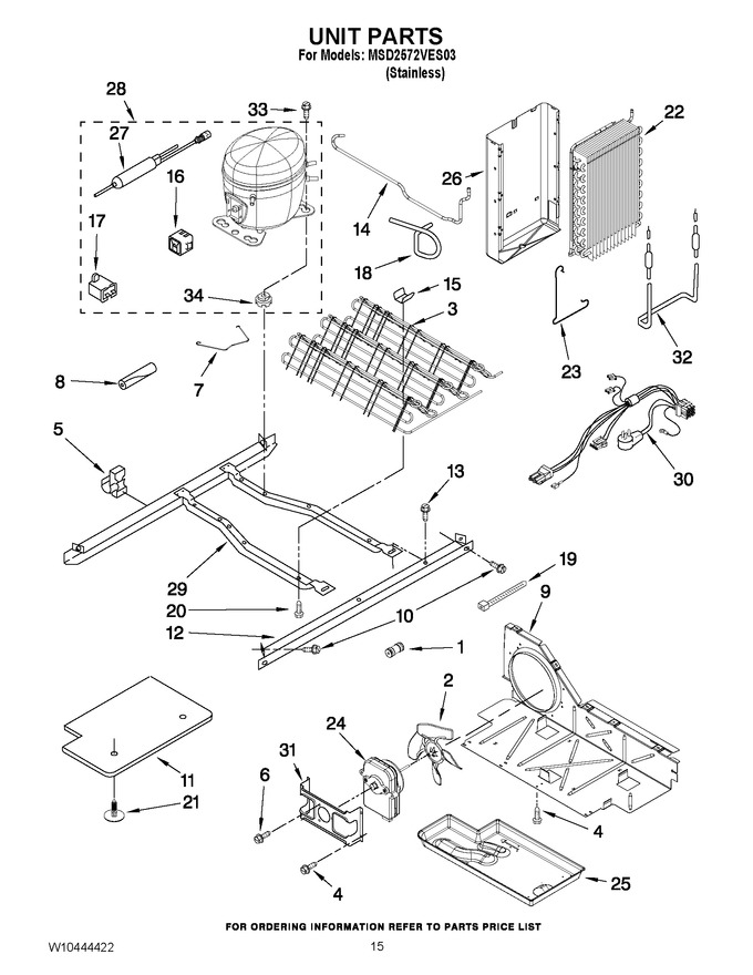 Diagram for MSD2572VES03