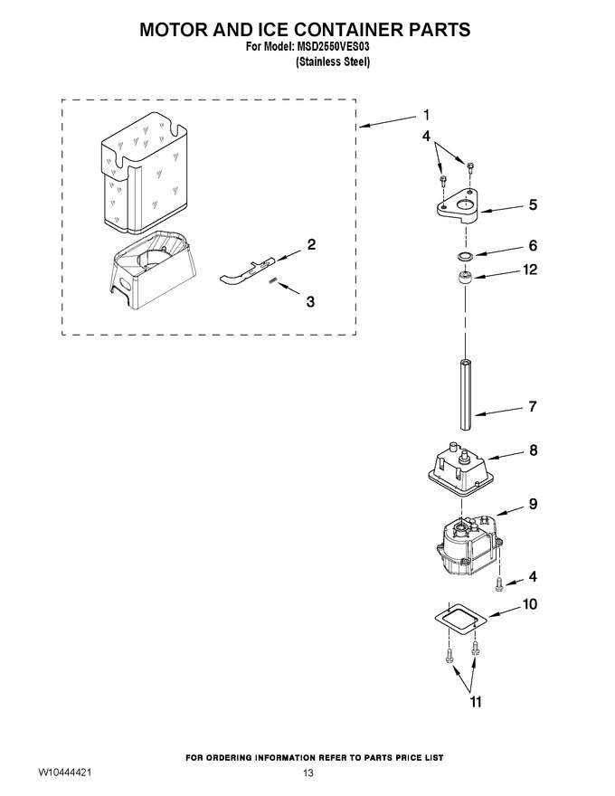 Diagram for MSD2550VES03