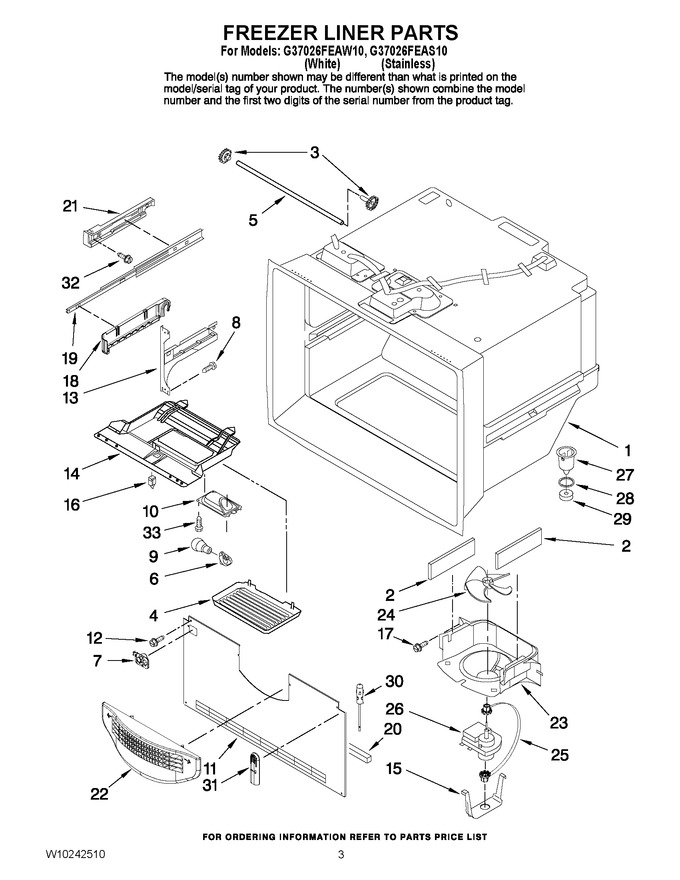 Diagram for G37026FEAW10
