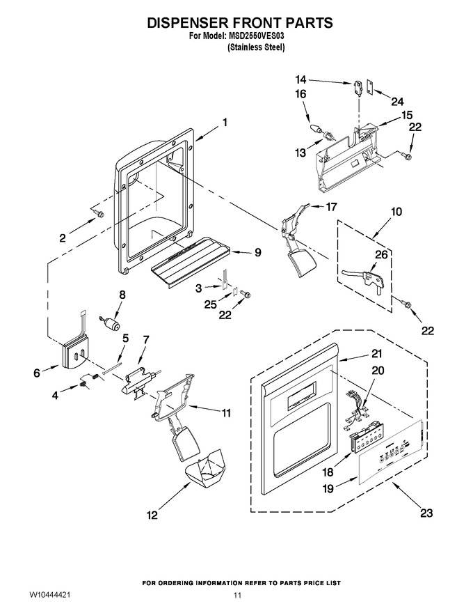Diagram for MSD2550VES03