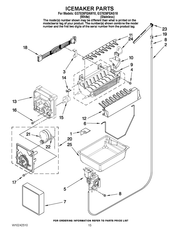 Diagram for G37026FEAW10