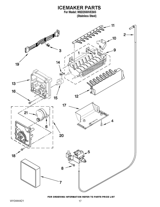 Diagram for MSD2550VES03