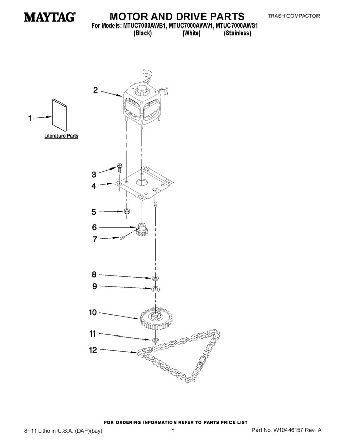 Diagram for MTUC7000AWB1