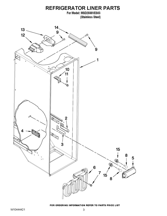 Diagram for MSD2550VES03