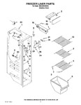 Diagram for 04 - Freezer Liner Parts