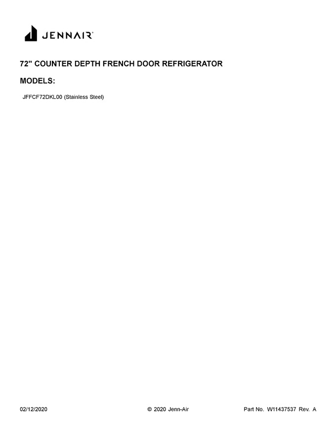 Diagram for JFFCF72DKL00