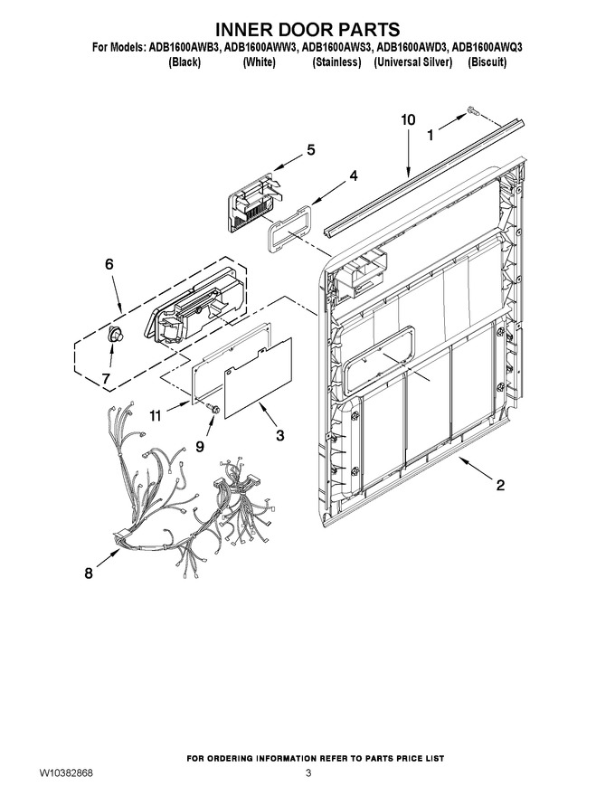 Diagram for ADB1600AWW3