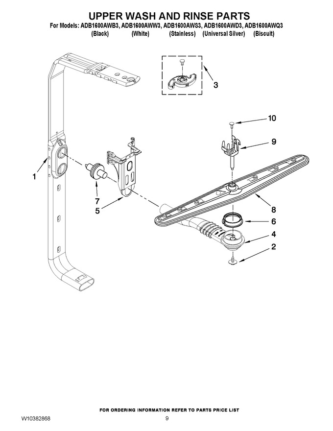Diagram for ADB1600AWW3