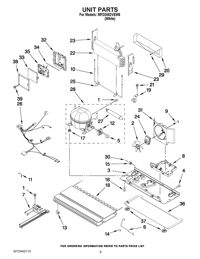 Diagram for MFD2562VEW6