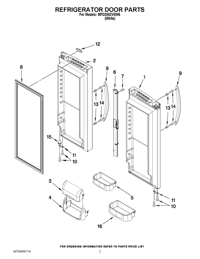 Diagram for MFD2562VEW6
