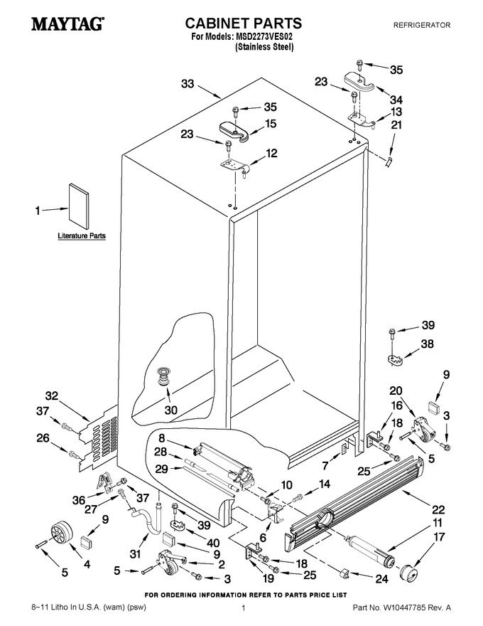 Diagram for MSD2273VES02