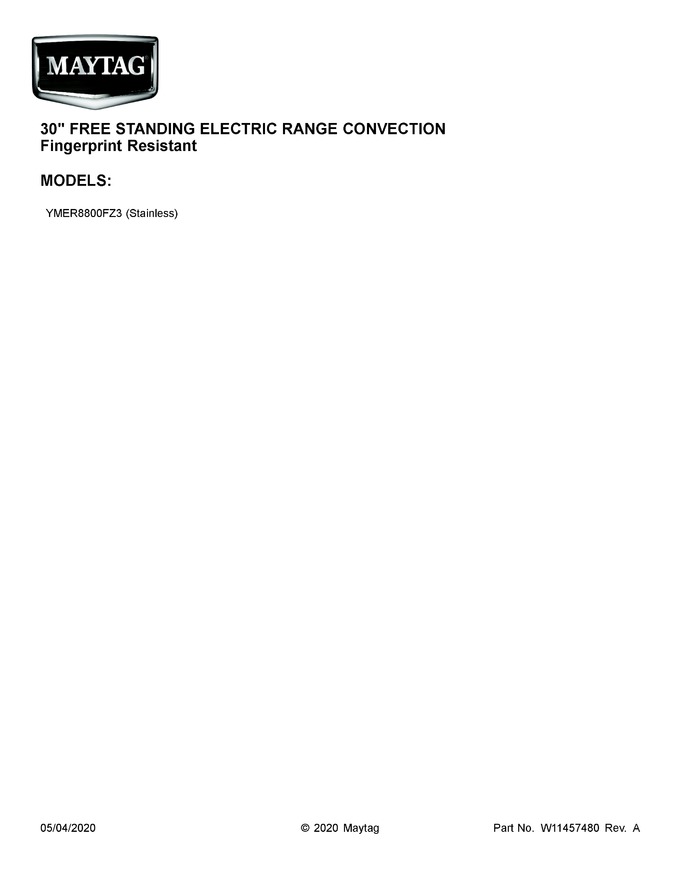 Diagram for YMER8800FZ3