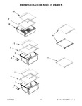 Diagram for 04 - Refrigerator Shelf Parts