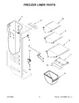 Diagram for 05 - Freezer Liner Parts