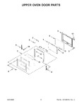 Diagram for 04 - Upper Oven Door Parts