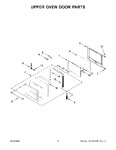 Diagram for 04 - Upper Oven Door Parts