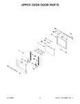 Diagram for 04 - Upper Oven Door Parts