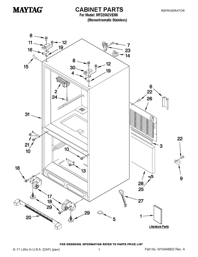 Diagram for MFD2562VEM8