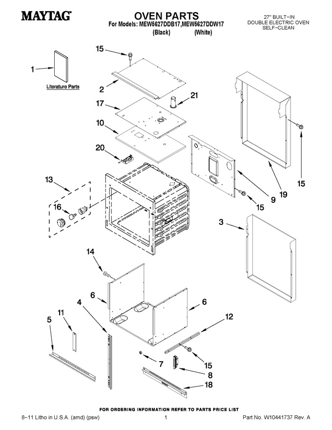 Diagram for MEW5627DDB17