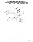 Diagram for 02 - Control Panel And Latch Parts