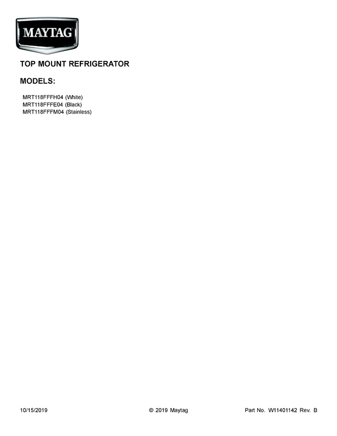 Diagram for MRT118FFFH04