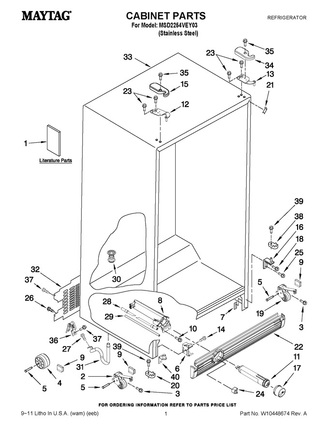 Diagram for MSD2254VEY03