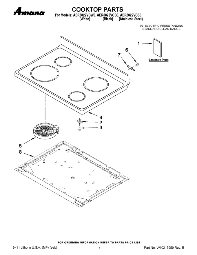 Diagram for AER5822VCS0
