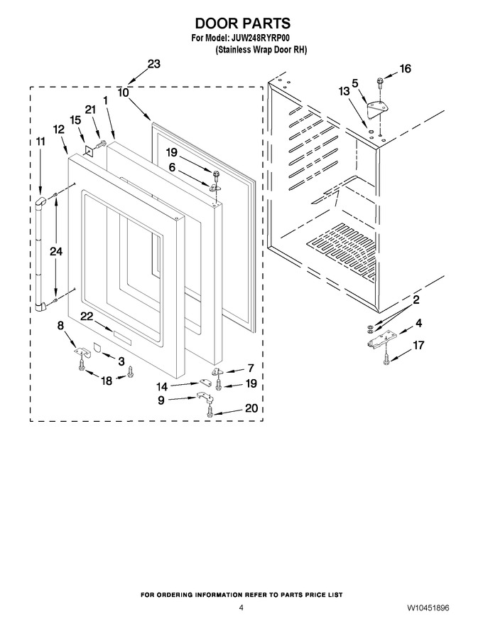 Diagram for JUW248RYRP00