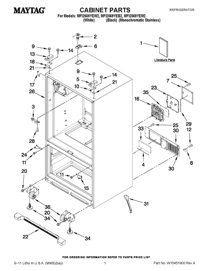 Diagram for MFI2569YEB2