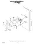 Diagram for 08 - Dispenser Front Parts