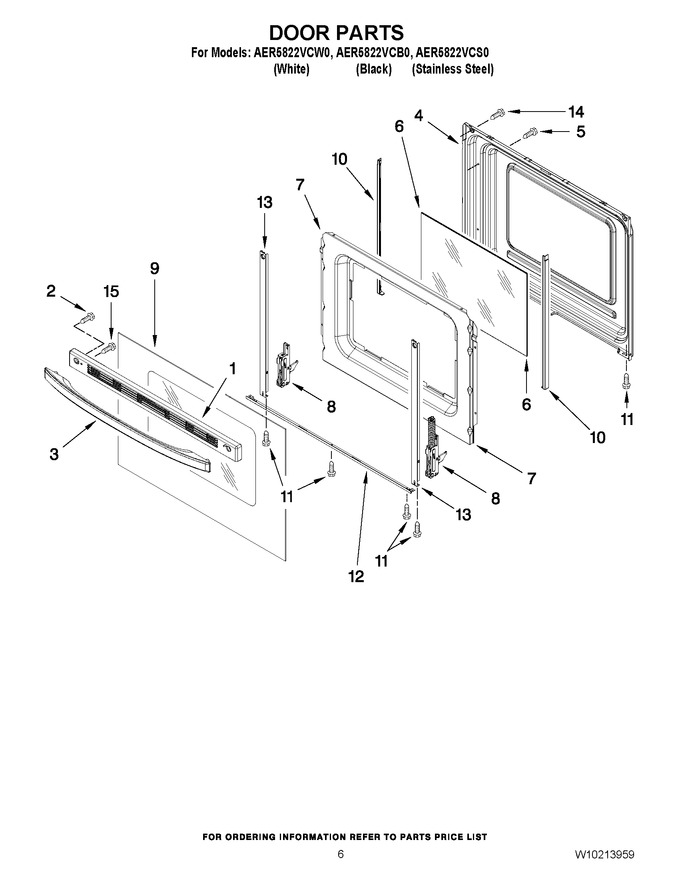 Diagram for AER5822VCW0