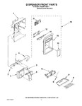Diagram for 08 - Dispenser Front Parts