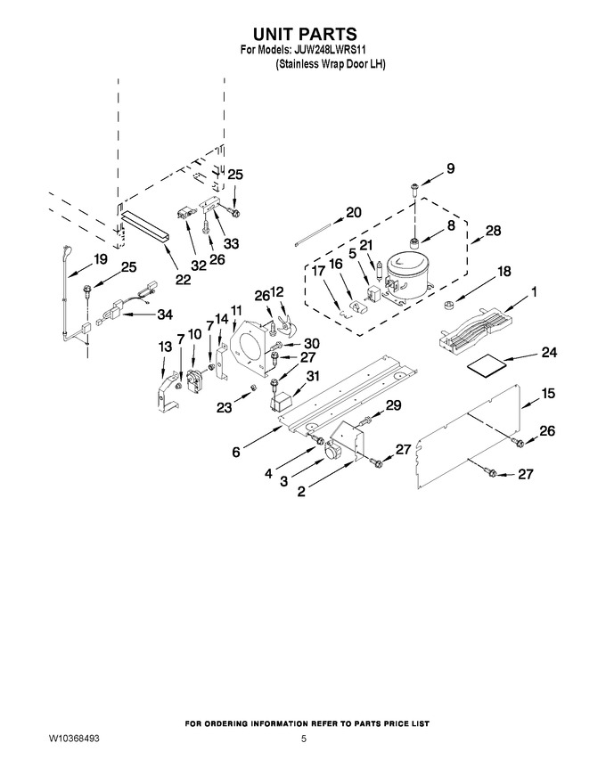 Diagram for JUW248LWRS11