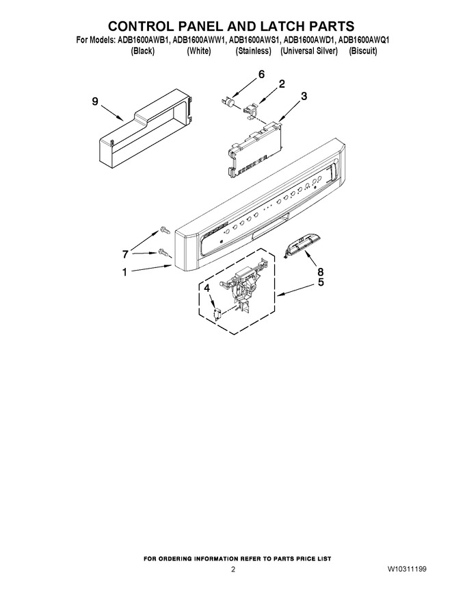 Diagram for ADB1600AWS1
