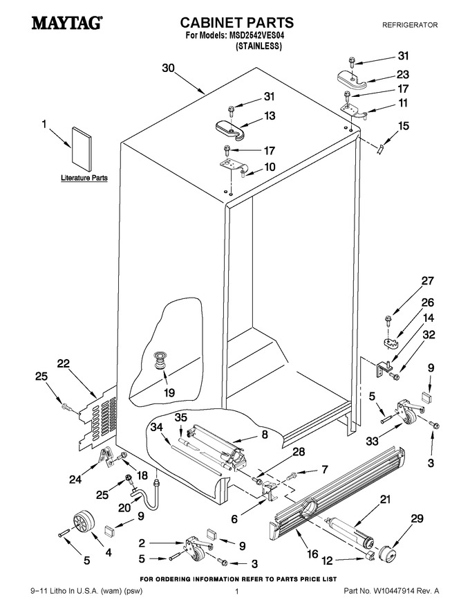 Diagram for MSD2542VES04