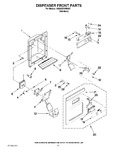 Diagram for 08 - Dispenser Front Parts