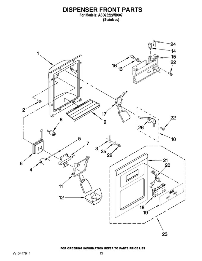 Diagram for ASD2522WRS07
