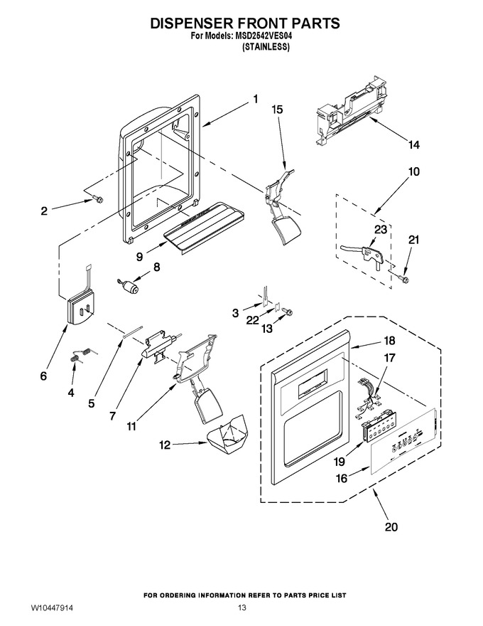 Diagram for MSD2542VES04