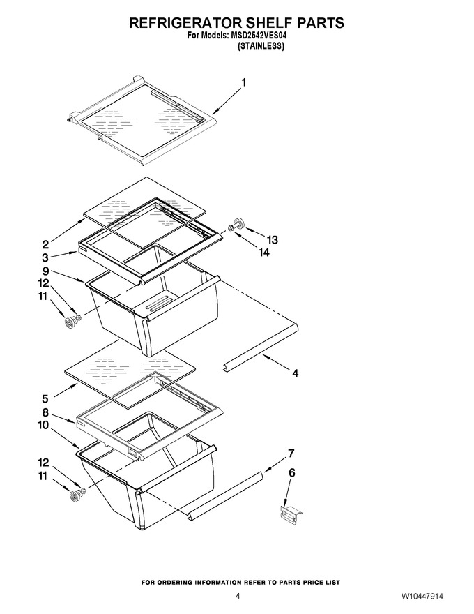 Diagram for MSD2542VES04