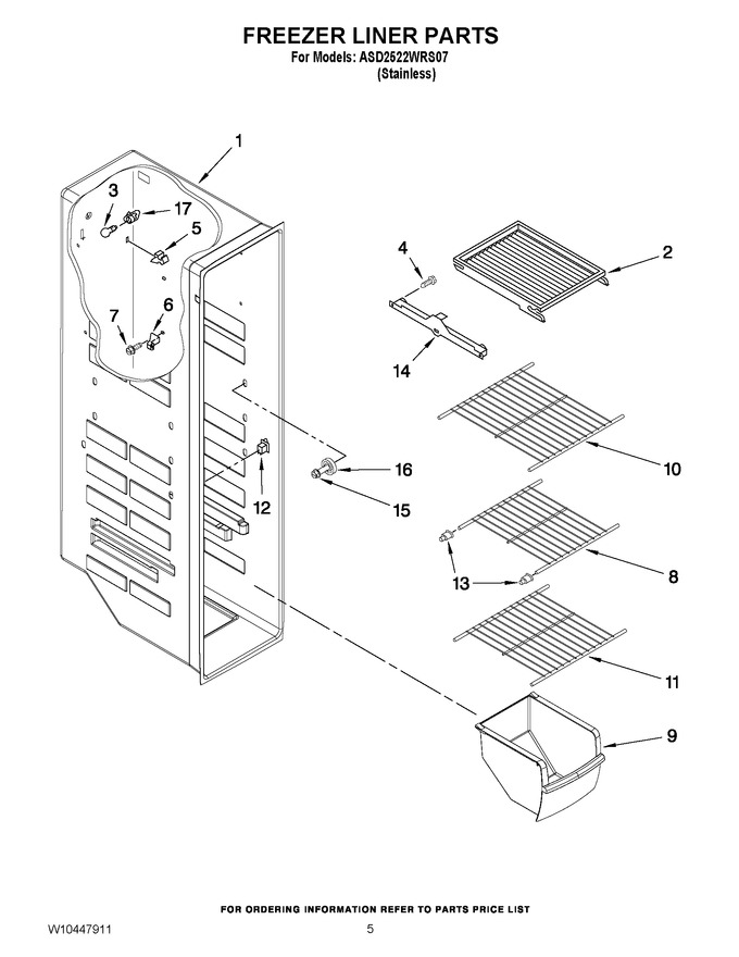 Diagram for ASD2522WRS07