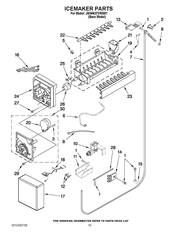 Diagram for JB36NXFXRW01