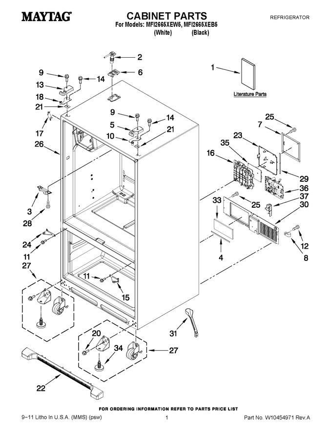 Diagram for MFI2665XEW5