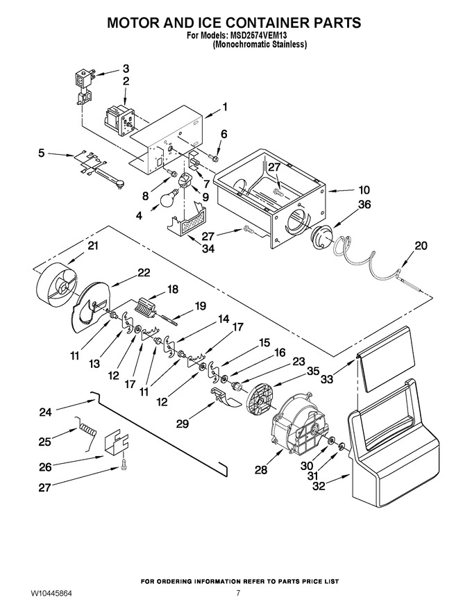 Diagram for MSD2574VEM13