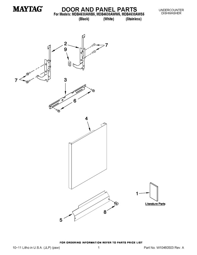 Diagram for MDB4630AWW5