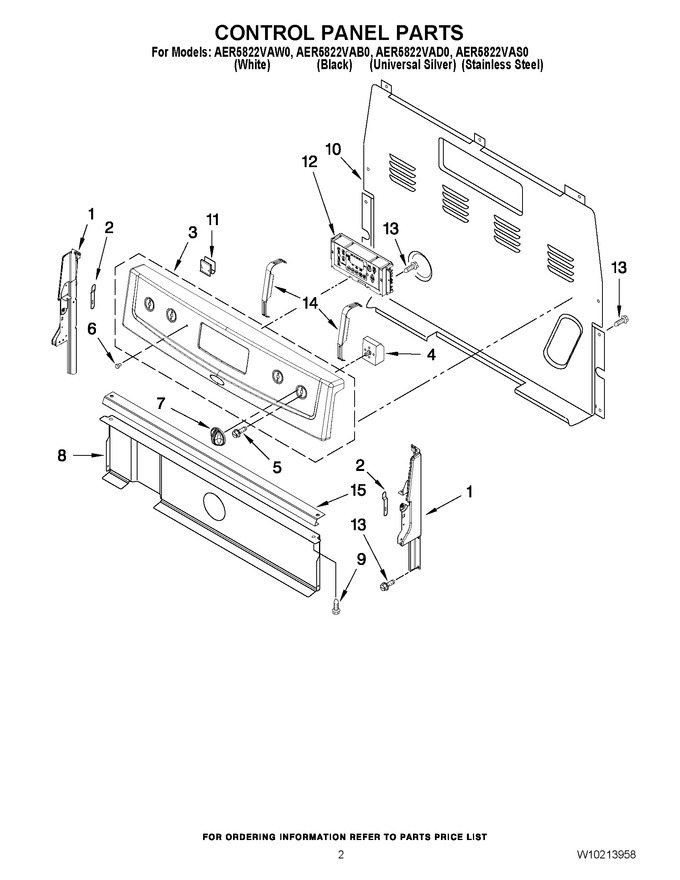 Diagram for AER5822VAD0