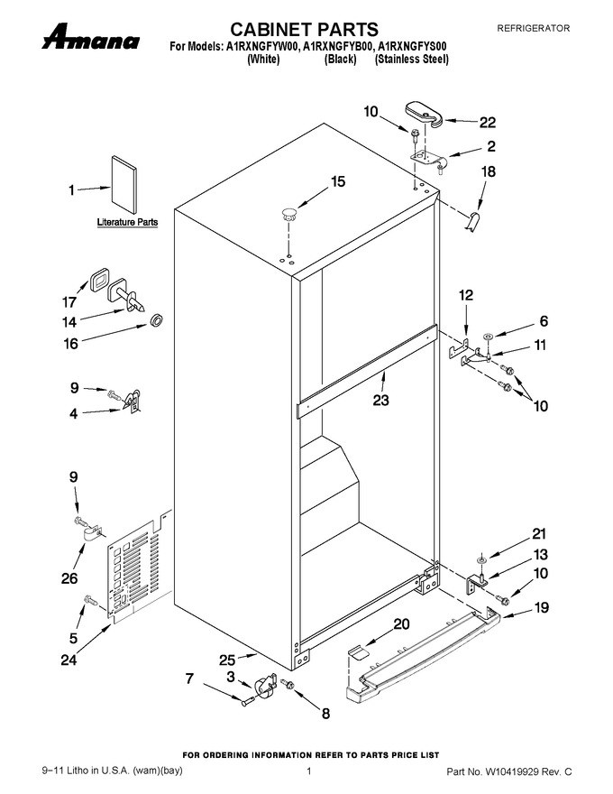 Diagram for A1RXNGFYB00