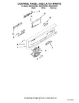 Diagram for 02 - Control Panel And Latch Parts