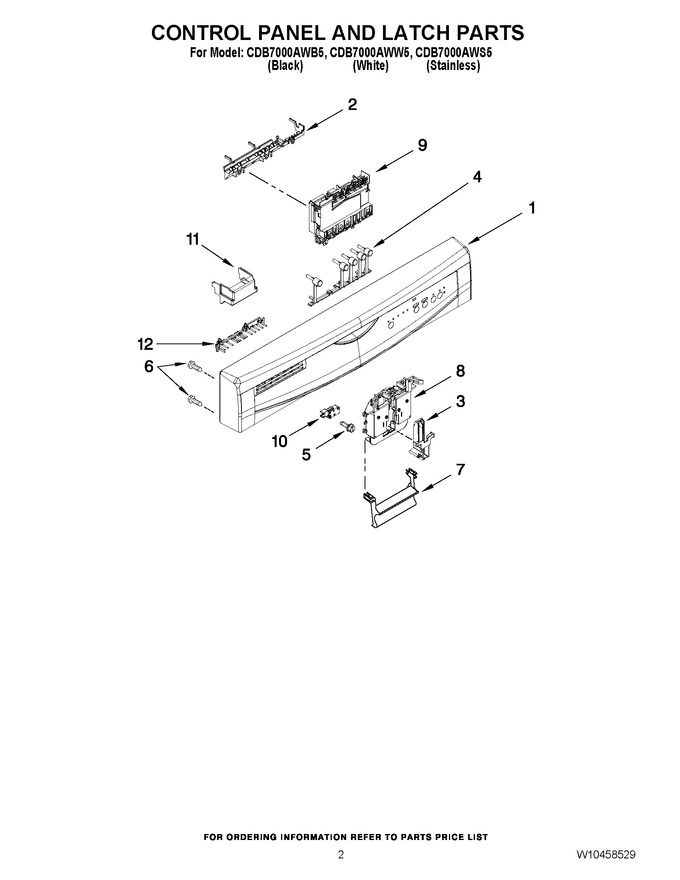 Diagram for CDB7000AWW5